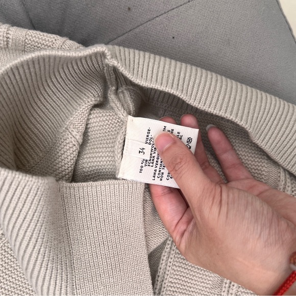 Authentic Hermes Long Cardigan 100% virgin wool - Picture 5 of 6